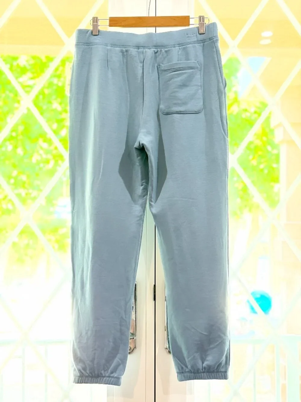 💙 Karen Kane Big Sky Sweat Pants – Blue – Size L 💙☁️